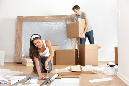 House removalists preparing a local move in Hammersmith