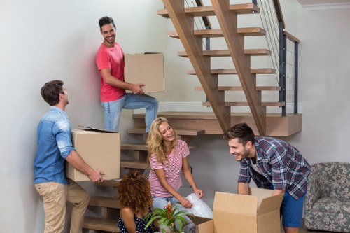 Packing and transport service for a home move in West London