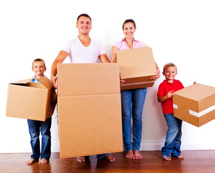 Moving truck in Hammersmith ready for a residential relocation