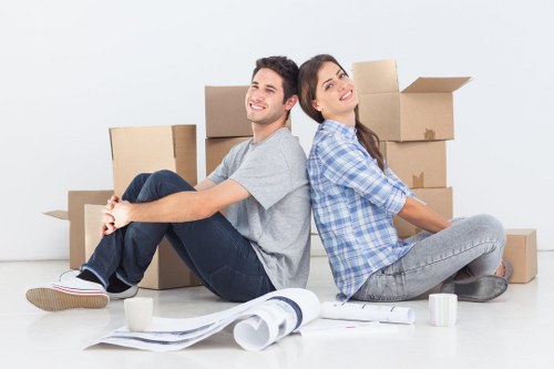Careful packing materials used by removal companies in Hammersmith