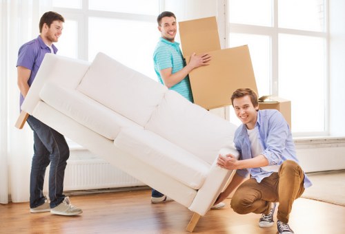 Office relocation setup during removals in Hammersmith