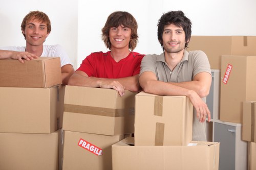 Unpacking service in a Hammersmith apartment after moving day
