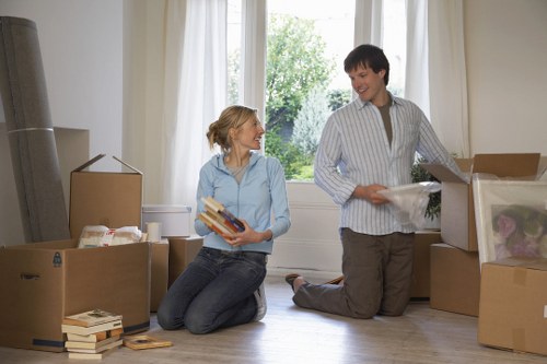 Support team assessing a damage-related complaint after a move